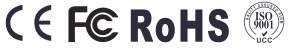 CE FC ROHS Logo